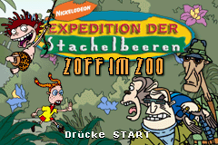 Expedition der Stachelbeeren - Zoff im Zoo Title Screen